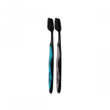 แปรงสีฟัน กิฟฟารีน ชาร์โคล คลีน (หัวแปรงขนาดใหญ่ ปลายเรียวเล็ก) สีฟ้า-เทา